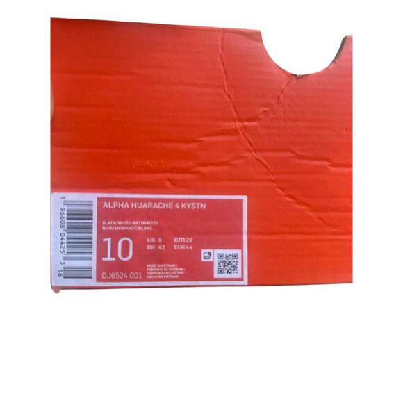 Men's Nike Alpha Huarache 4 KYSTN Baseball Cleat Blk/Wht-Anthracite (DJ6524 001) - Picture 5 of 5